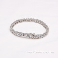 gold color jewelry cubic zirconia tennis bracelet women